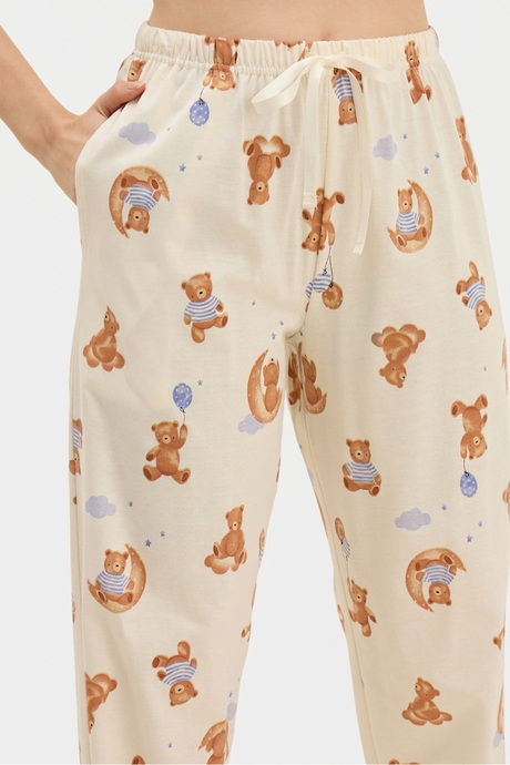 Sweet Dreams Printed Pyjama Set - Swan White — image 3
